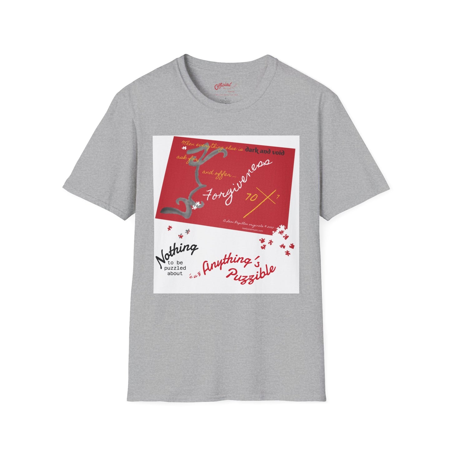 Forgiveness T-shirt # 1 - A Leon Papillon Originale