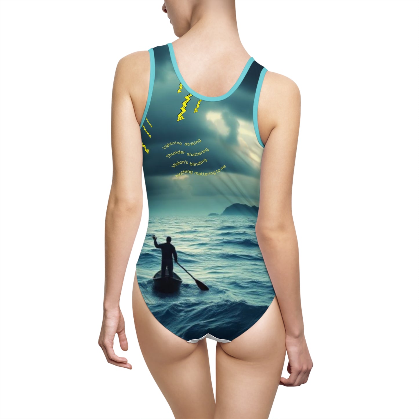 Drifting Lost at Sea | A Noel Carol Originale | Women's Classic One-Piece Swimsuit (AOP)