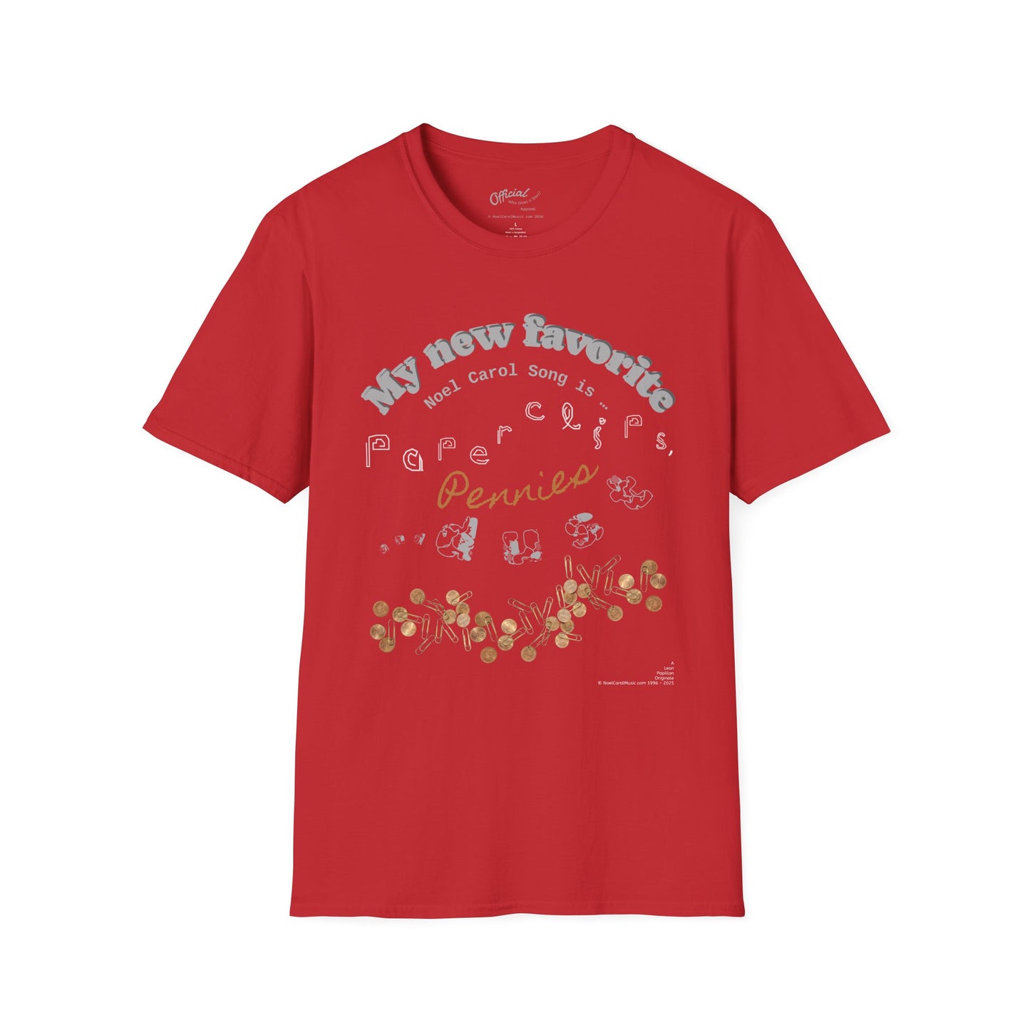 My New Favorite Noel Carol Song is … Paperclips, Pennies and Dust - A Leon Papillon Originale - Dark Colors T # 2