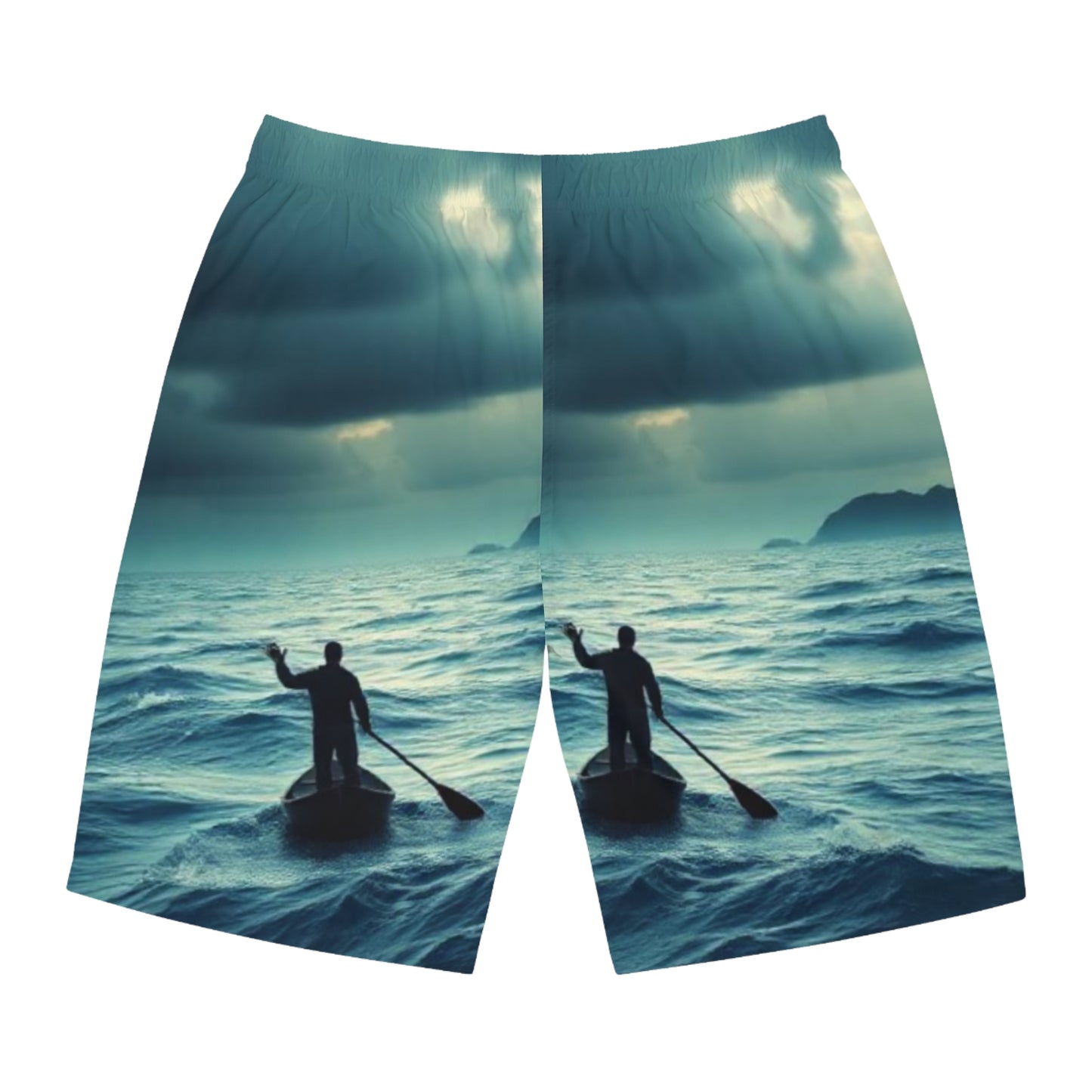 Drifting Lost at Sea | A Noel Carol Originale | Men's Board Shorts (AOP)