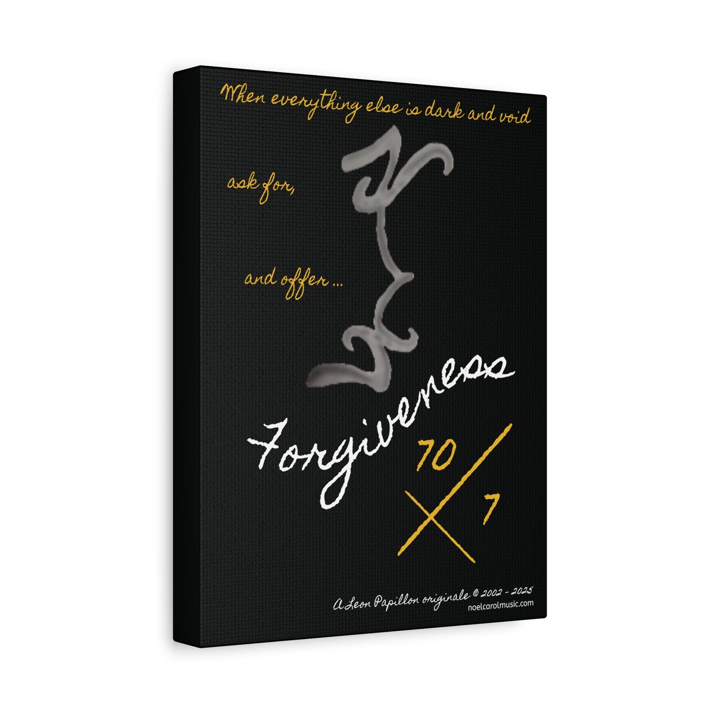 Forgiveness Pencil Drawing Wall Art - A Leon Papillon Originale 9" x 12"