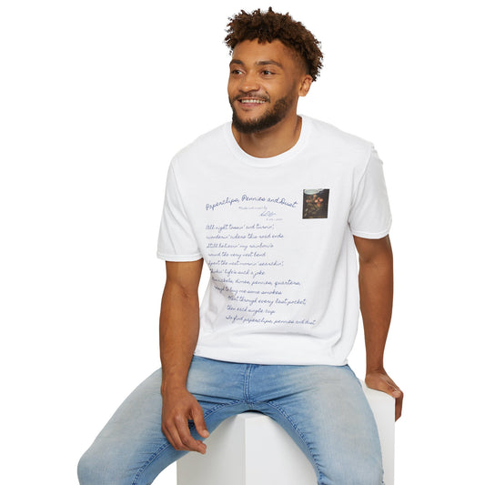 Paperclips, Pennies and Dust T-shirt - All night tossin' and turnin' #3 - A Noel Carol Originale