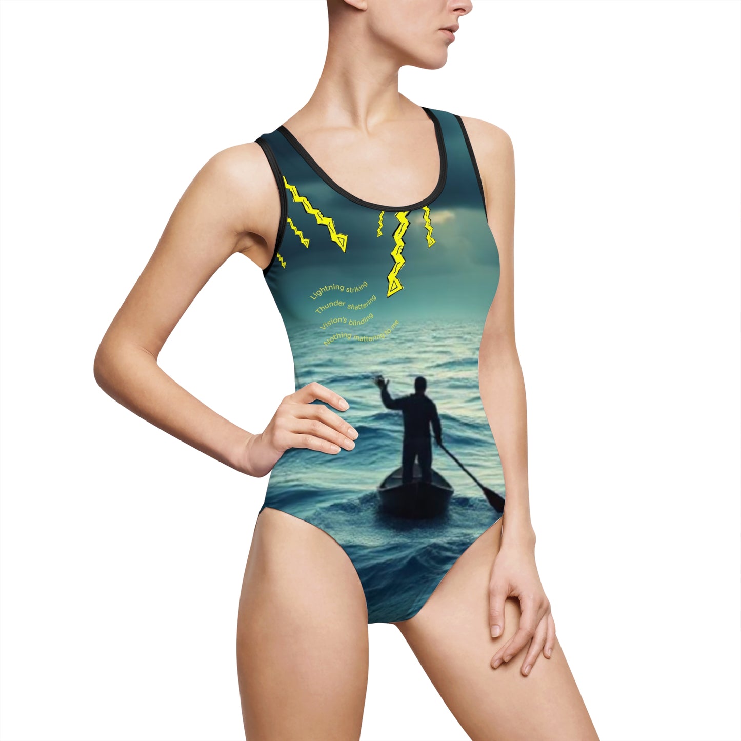 Drifting Lost at Sea | A Noel Carol Originale | Women's Classic One-Piece Swimsuit (AOP)