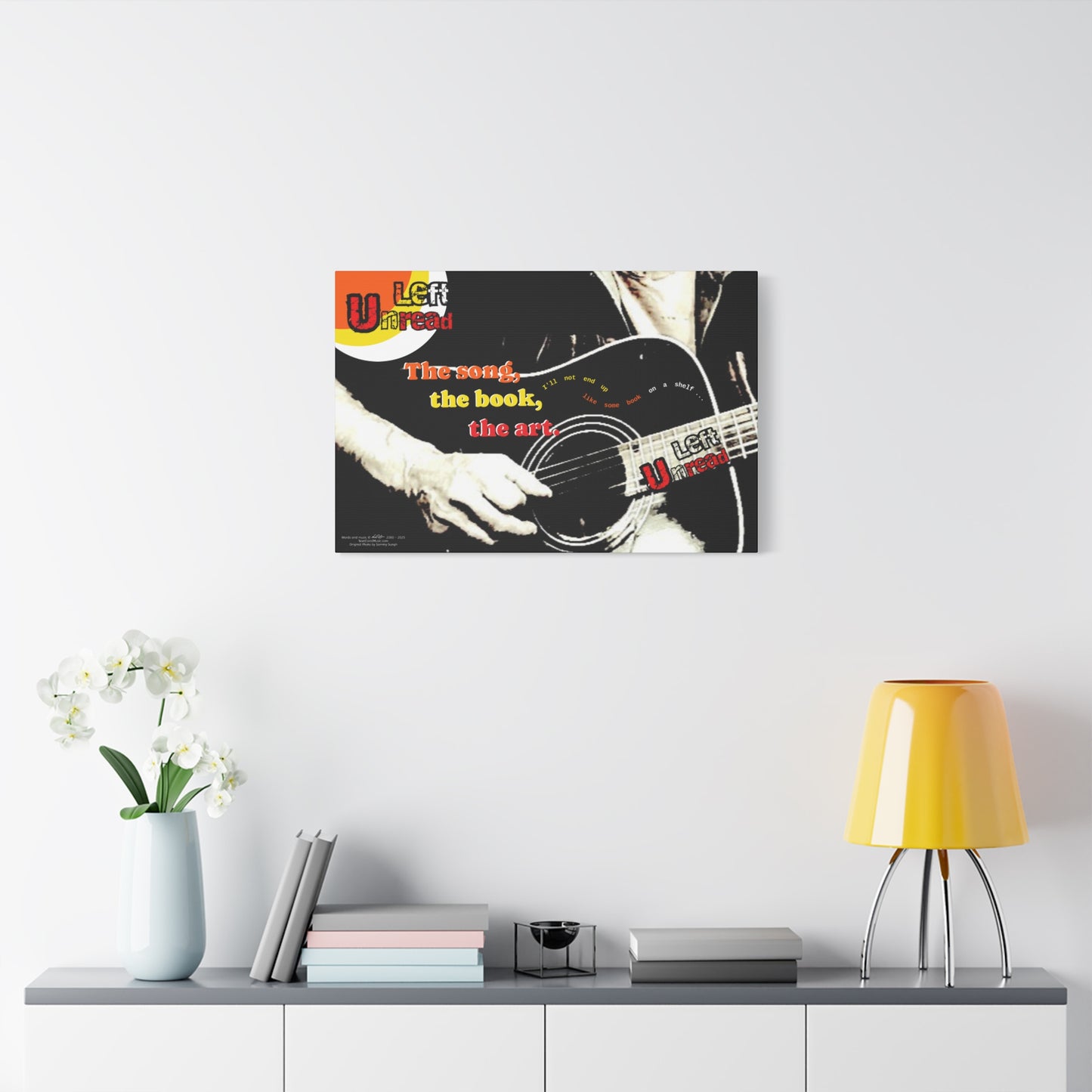 LEFT UNREAD The Song, the Book, the Art | A Noel Carol Originale | 30" x 20"
