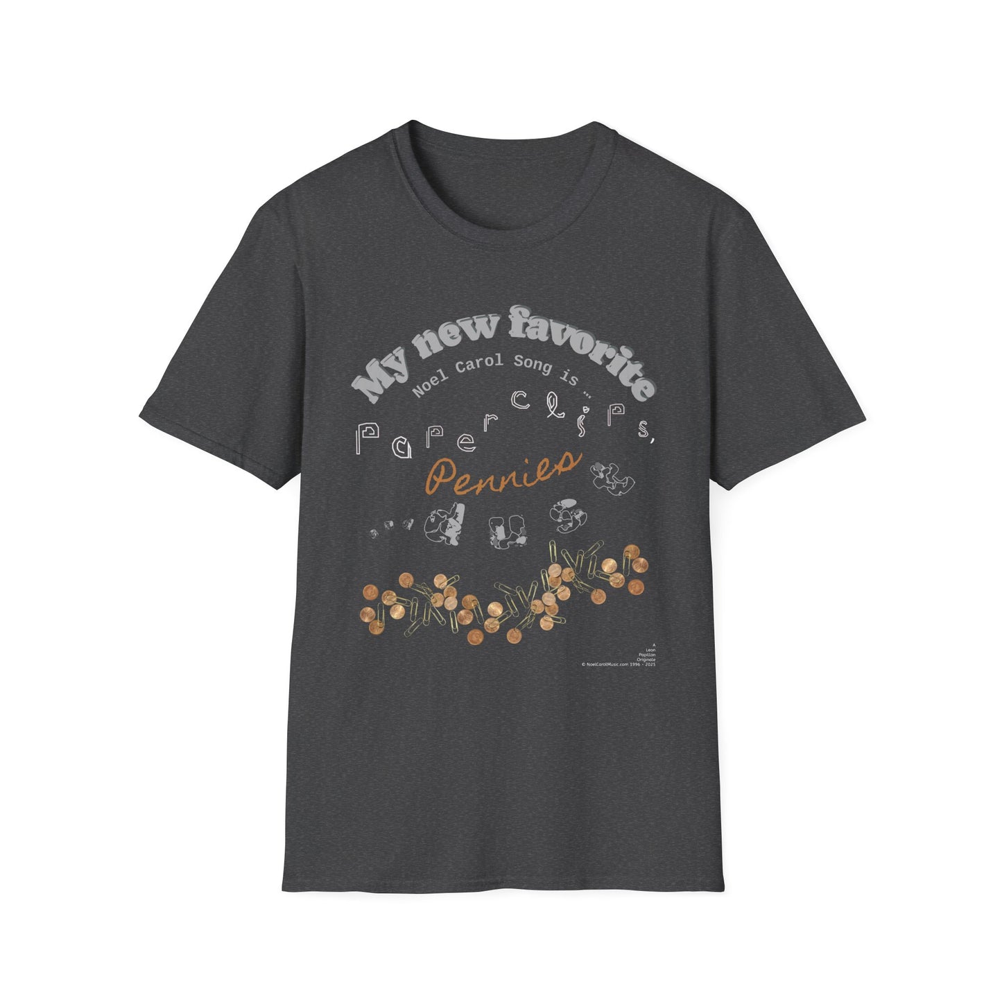 My New Favorite Noel Carol Song is … Paperclips, Pennies and Dust - A Leon Papillon Originale - Dark Colors T # 2