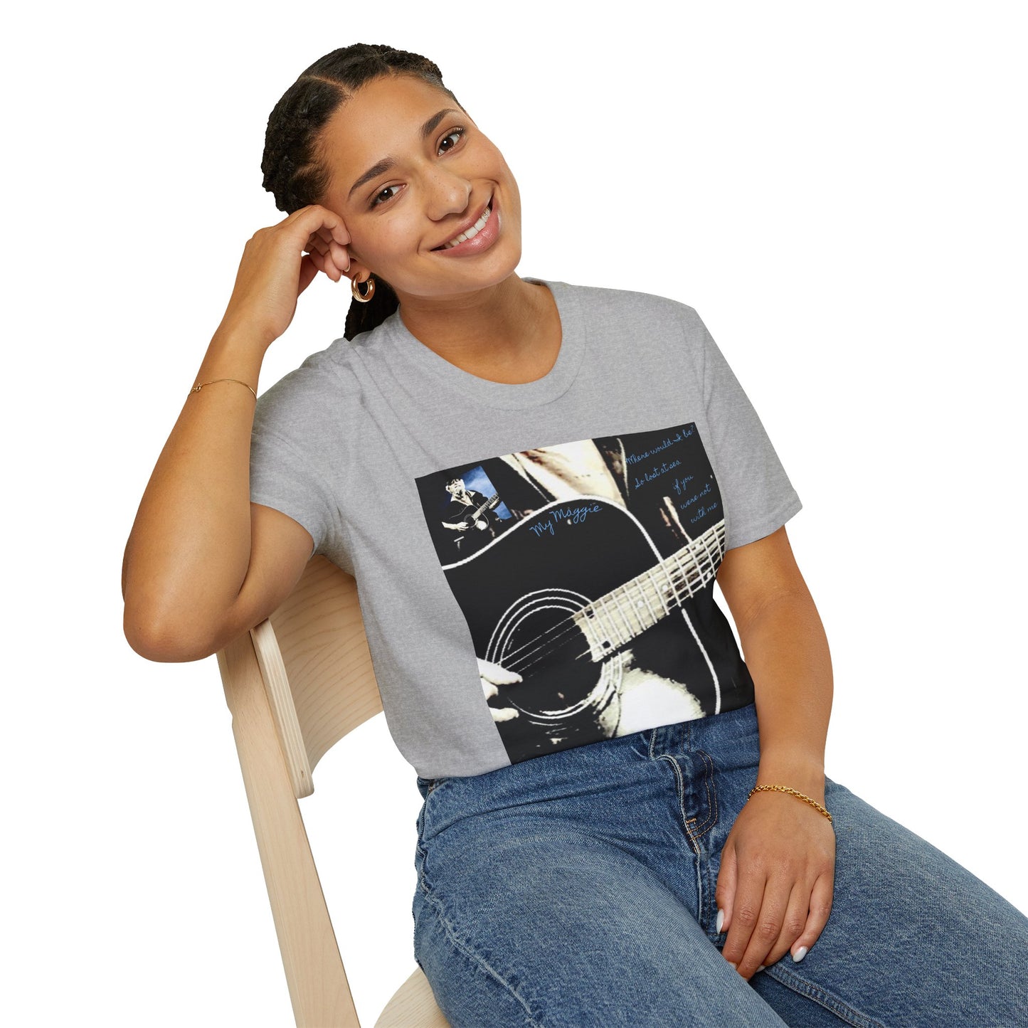 My Maggie T-shirt # 6 - Where would I be? So lost at sea, if you were not with me - A Leon Papillon Originale