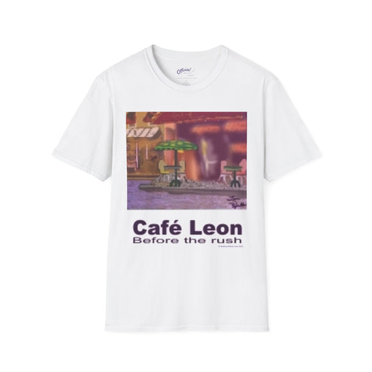 Cafe Leon Before the Rush - A Leon Papillon Originale T-shirt # 1