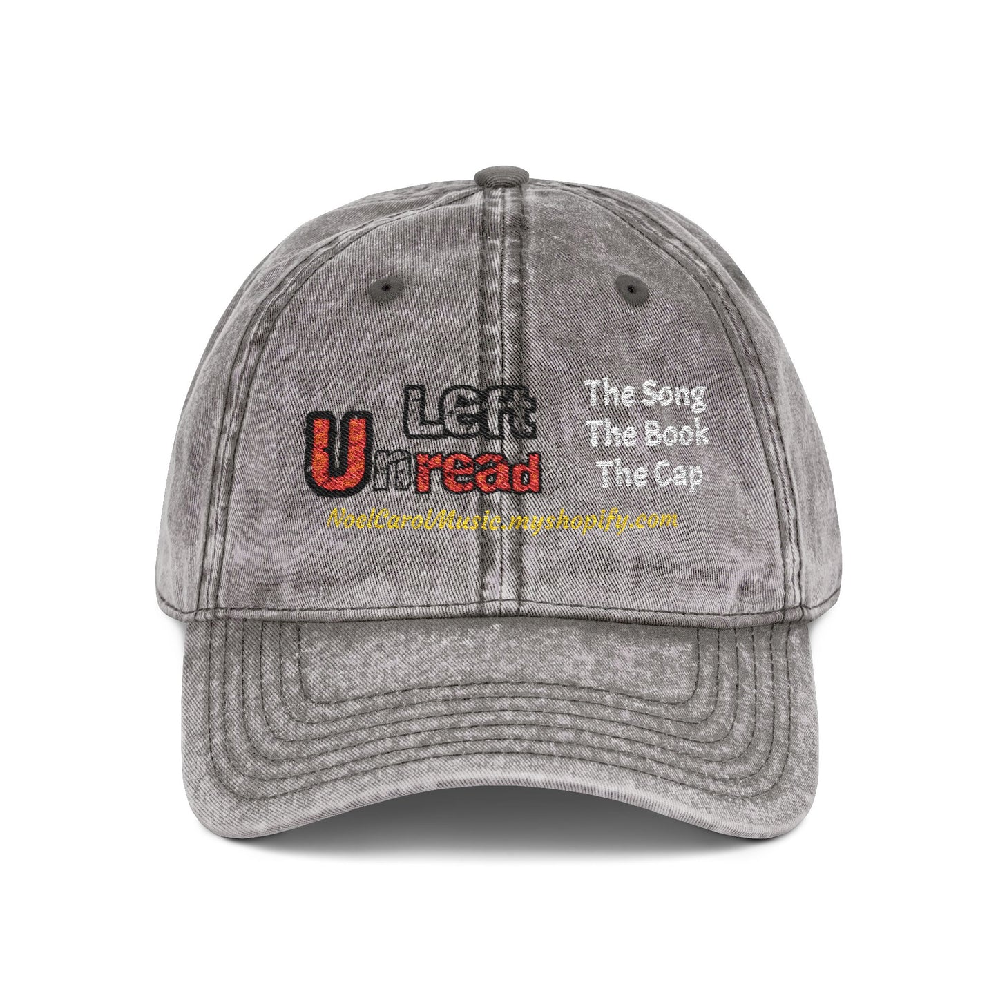 LEFT UNREAD Embroidered Vintage Cap # 2