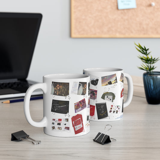 19 of our Puzzles on a Mug - 11oz Coffee Mug - A Leon Papillon Originale - NoelCarolMusic
