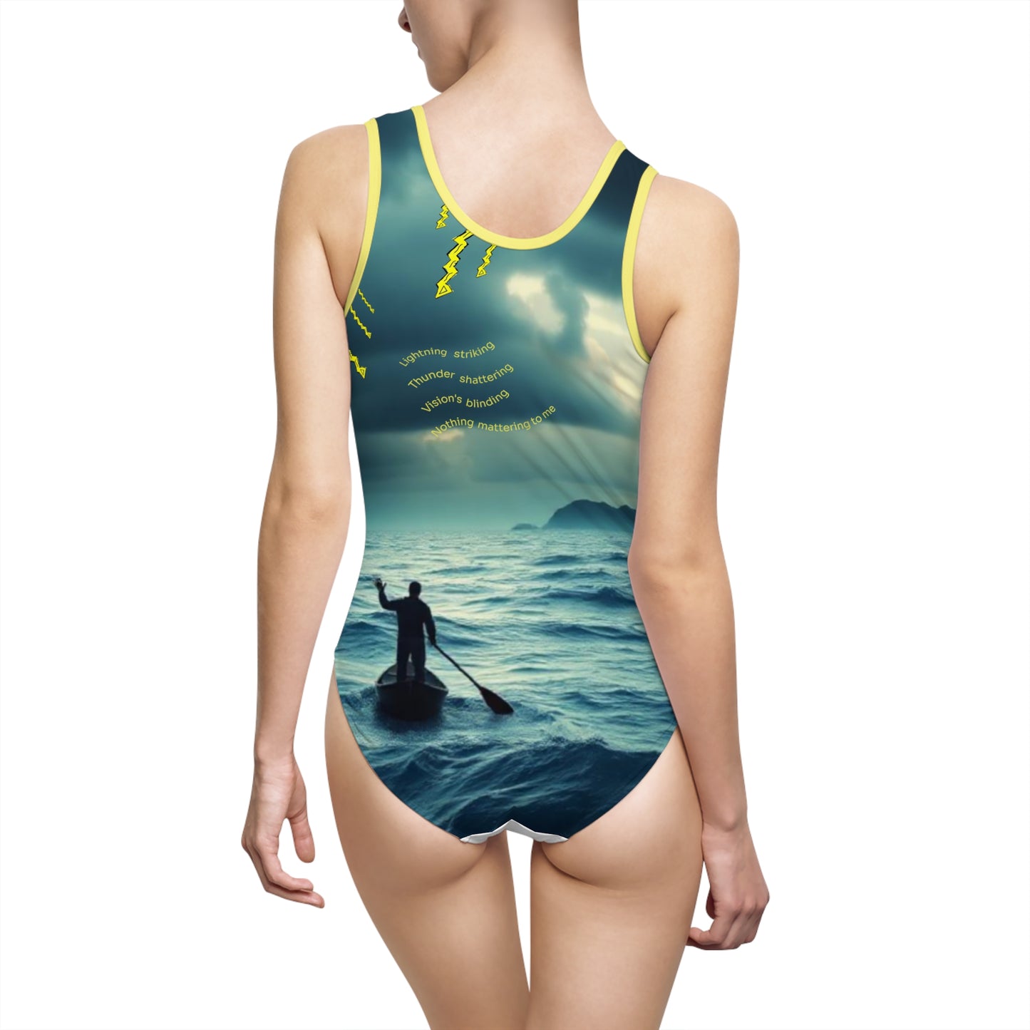 Drifting Lost at Sea | A Noel Carol Originale | Women's Classic One-Piece Swimsuit (AOP)
