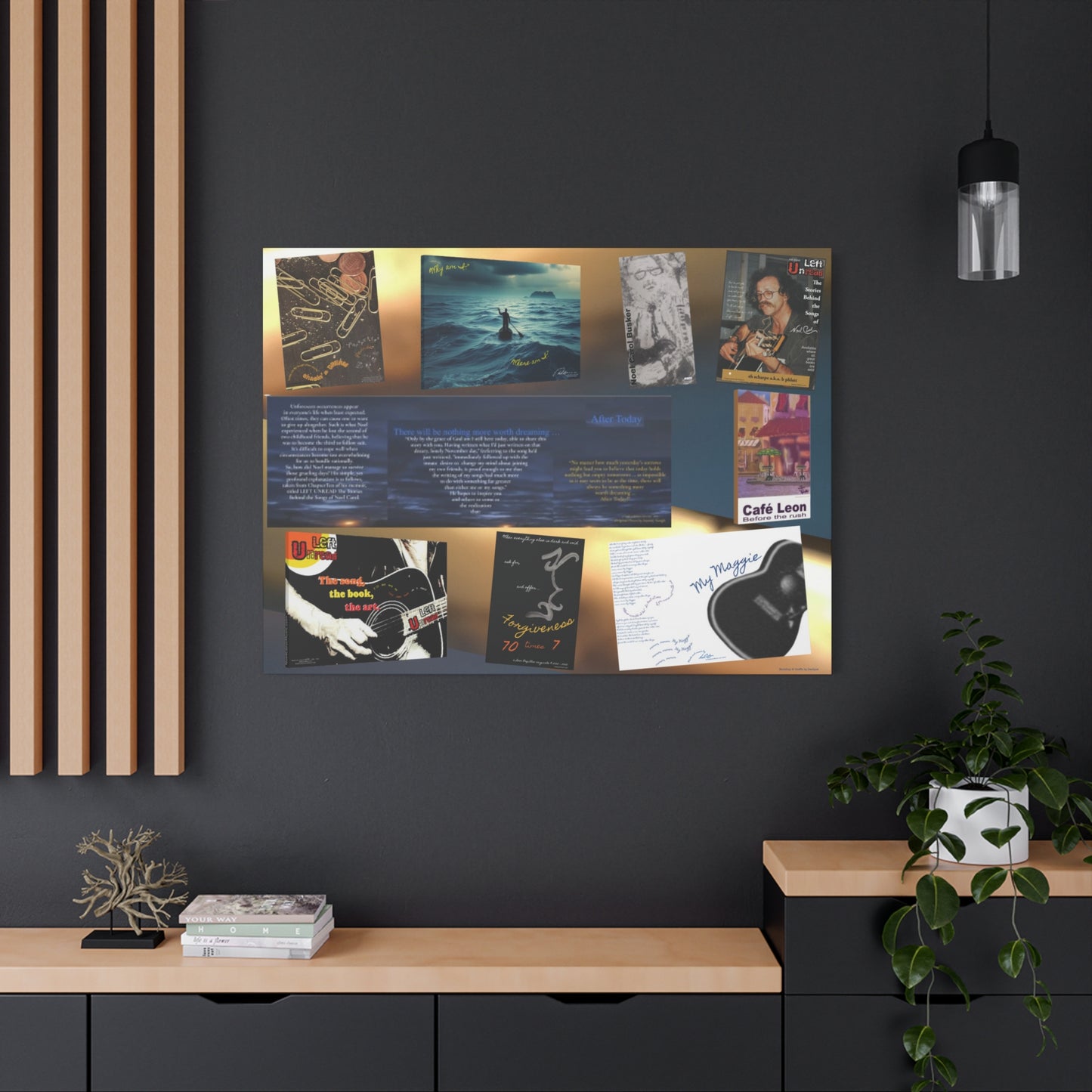 Collage of 9 Noel Carol Prints # 1 | 48" x 36" | A Noel Carol Originale