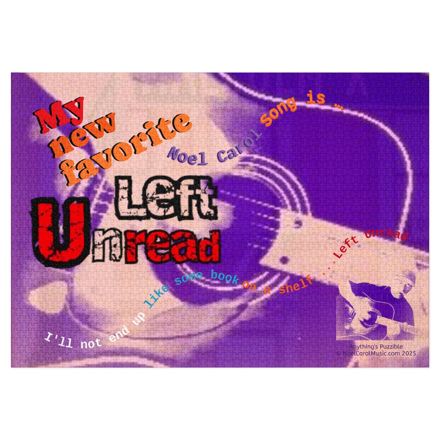 My New Favorite Noel Carol Song is Left Unread - Jigsaw Puzzle 1000 & 2000 pce - P # 1
