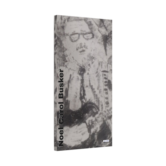 Noel Carol Busker Charcoal Portrait Wall Art - A Leon Papillon Originale 15" x 30"