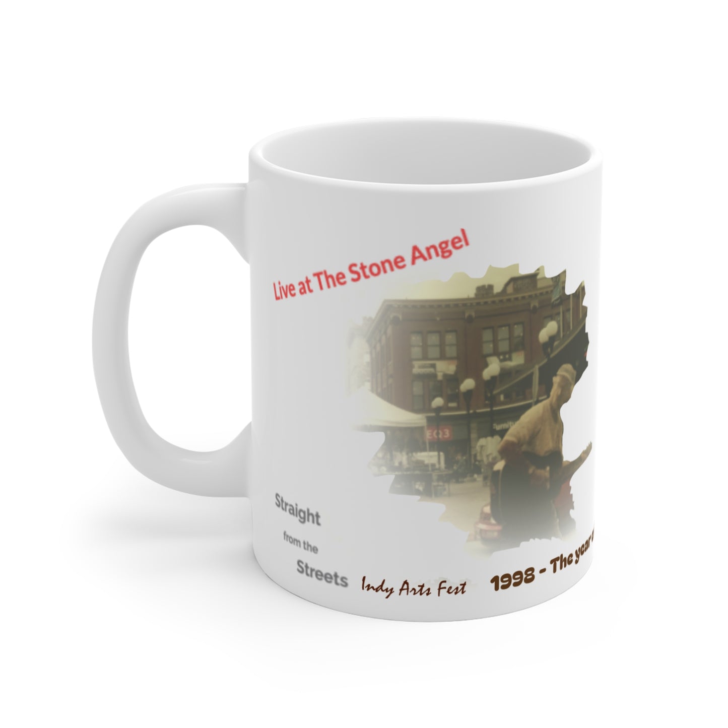 Proud to have been a volunteer - Straight from the Streets Indy Arts Fest - M#3 Mug 11oz