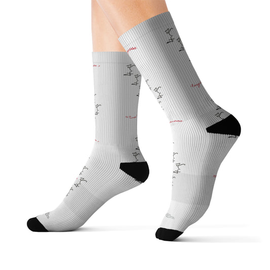 Forgiveness 70 x 7 Sublimation Socks - A Leon Papillon Originale