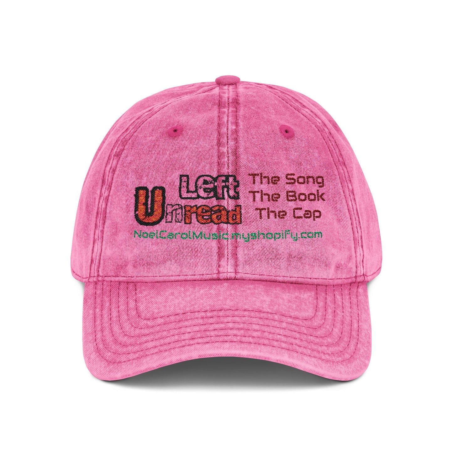 LEFT UNREAD Embroidered Vintage Cap # 1