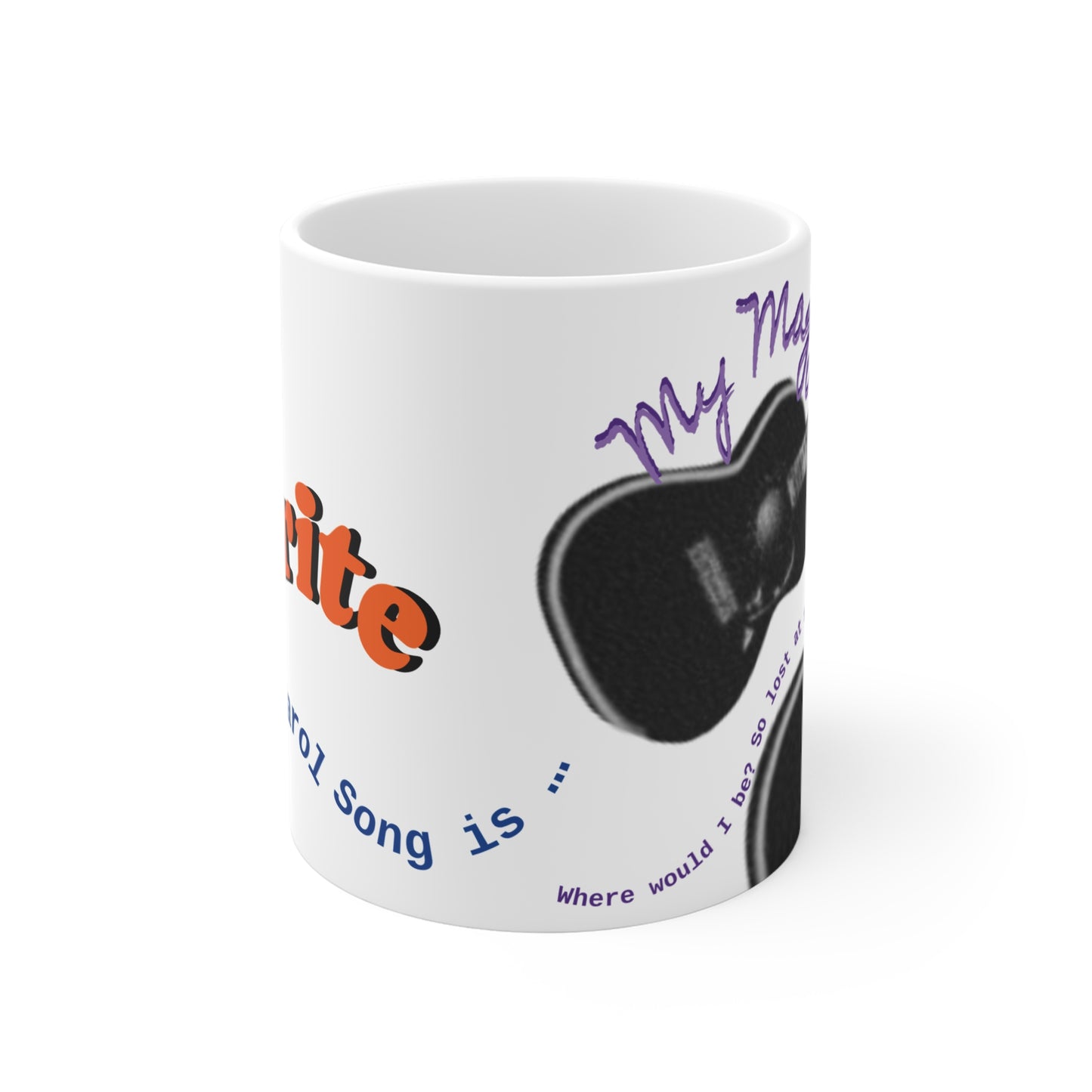 My New Favorite Noel Carol Song is … My Maggie Mug # 2 - A Leon Papillon Originale