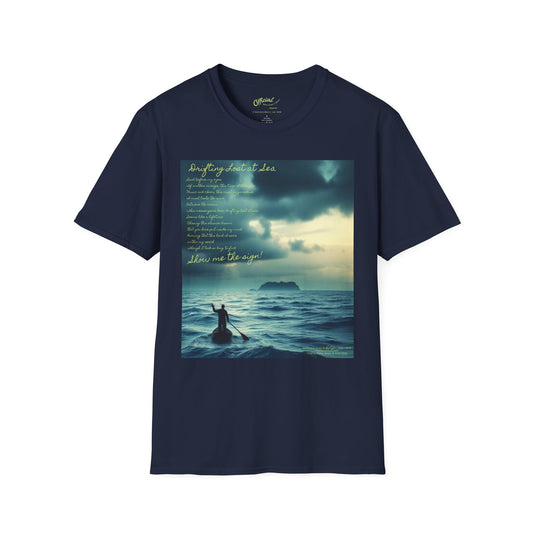 Drifting Lost at Sea T-shirt | Show me the Sign | A Noel Carol Originale