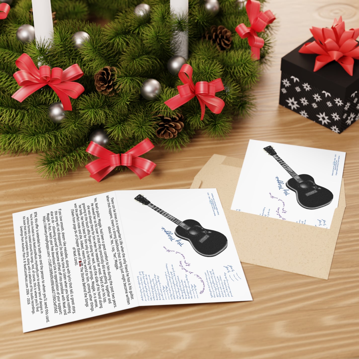NoelCarolMusic Greeting Card | My Maggie | (Box of 10)