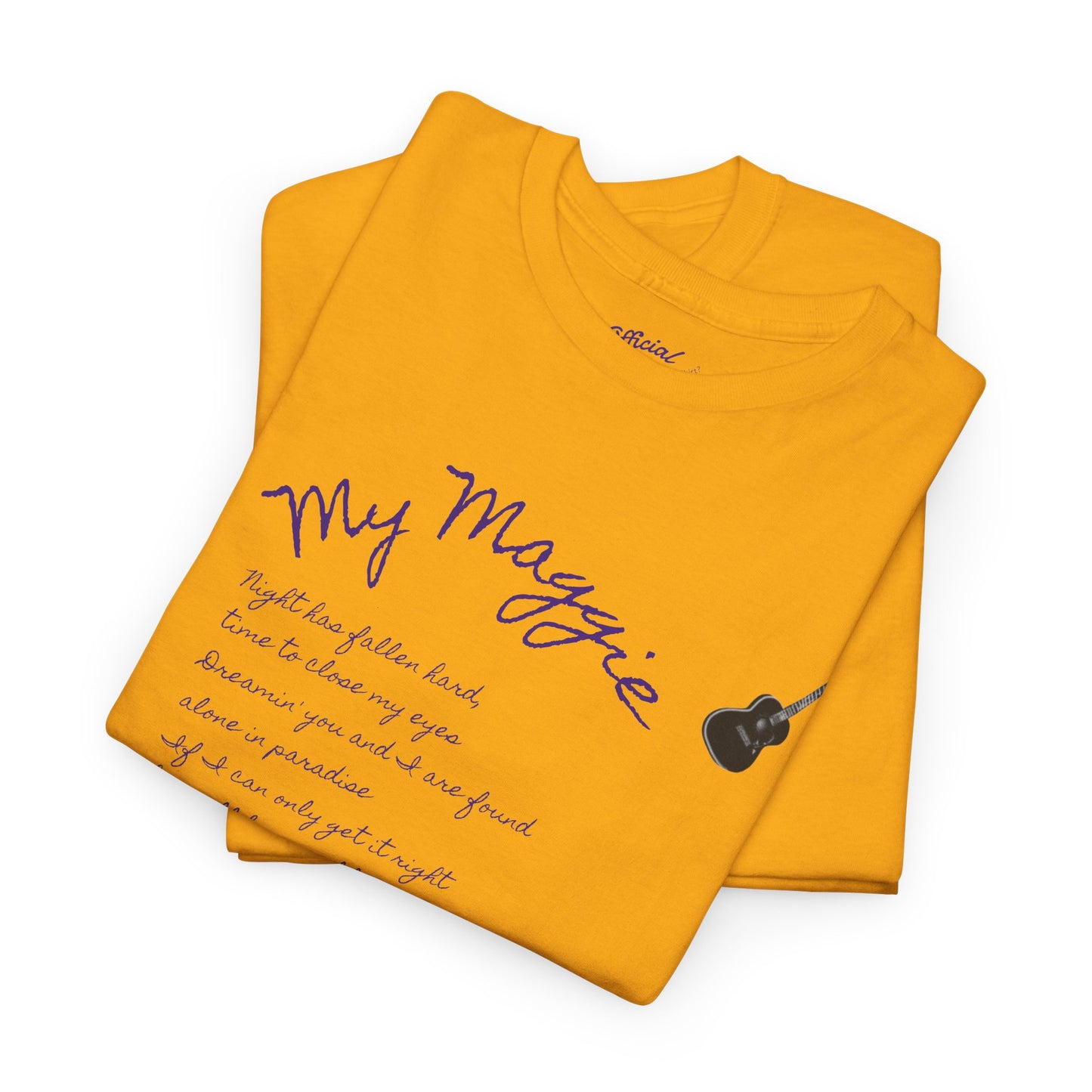 My Maggie T-shirt #5 - Night has fallen hard, time to close my eyes … - A Noel Carol Originale