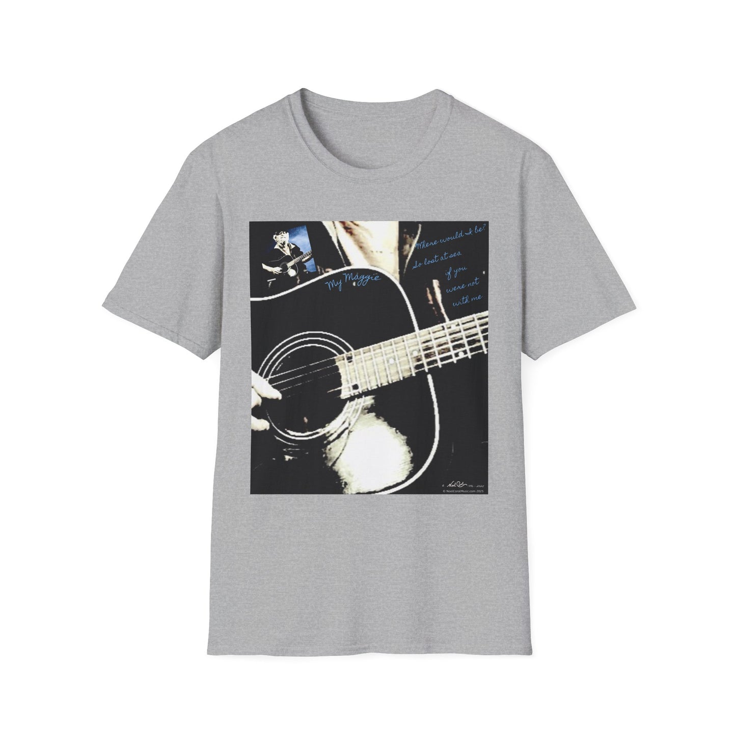 My Maggie T-shirt # 6 - Where would I be? So lost at sea, if you were not with me - A Leon Papillon Originale