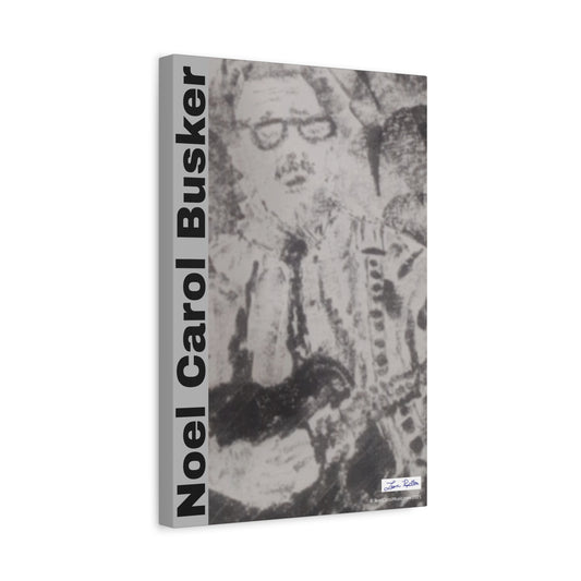 Noel Carol Busker Charcoal Portrait Wall Art - A Leon Papillon Originale 12" x 18"