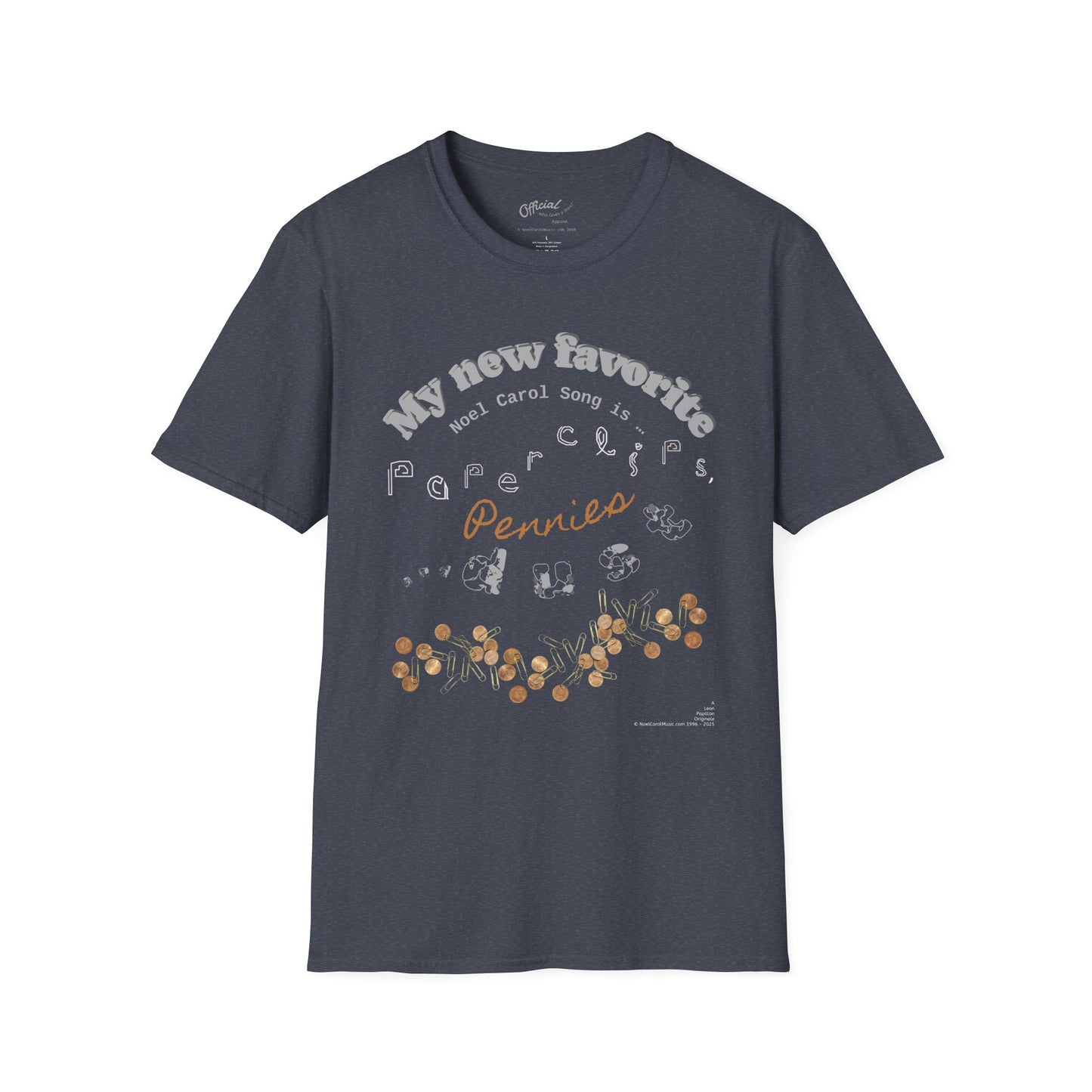 My New Favorite Noel Carol Song is … Paperclips, Pennies and Dust - A Leon Papillon Originale - Dark Colors T # 2