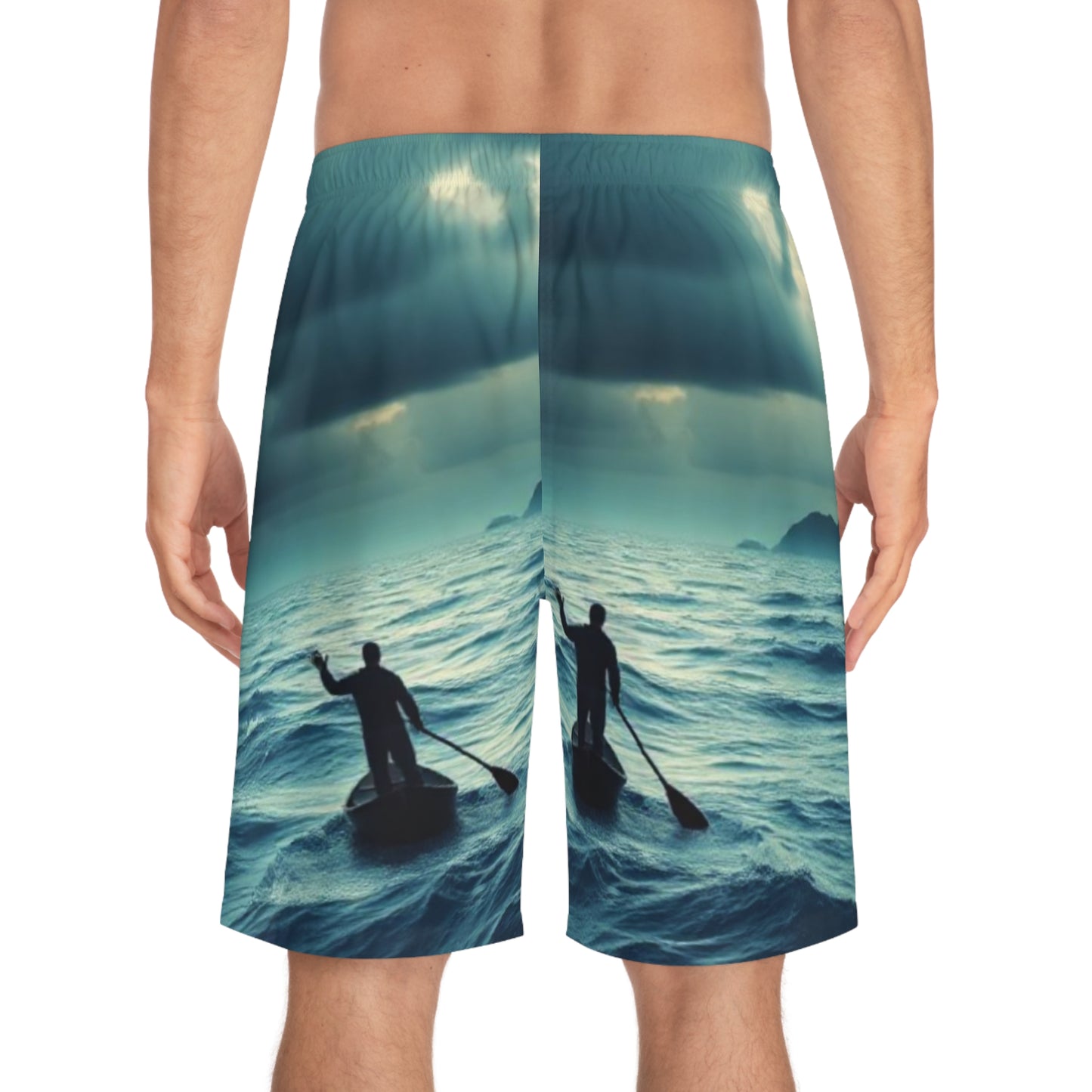 Drifting Lost at Sea | A Noel Carol Originale | Men's Board Shorts (AOP)
