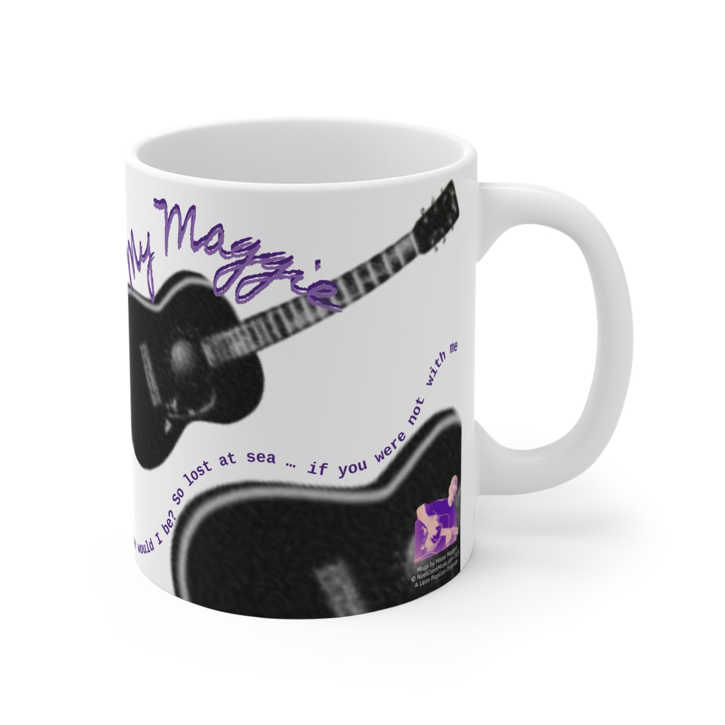 My New Favorite Noel Carol Song is … My Maggie Mug # 2 - A Leon Papillon Originale
