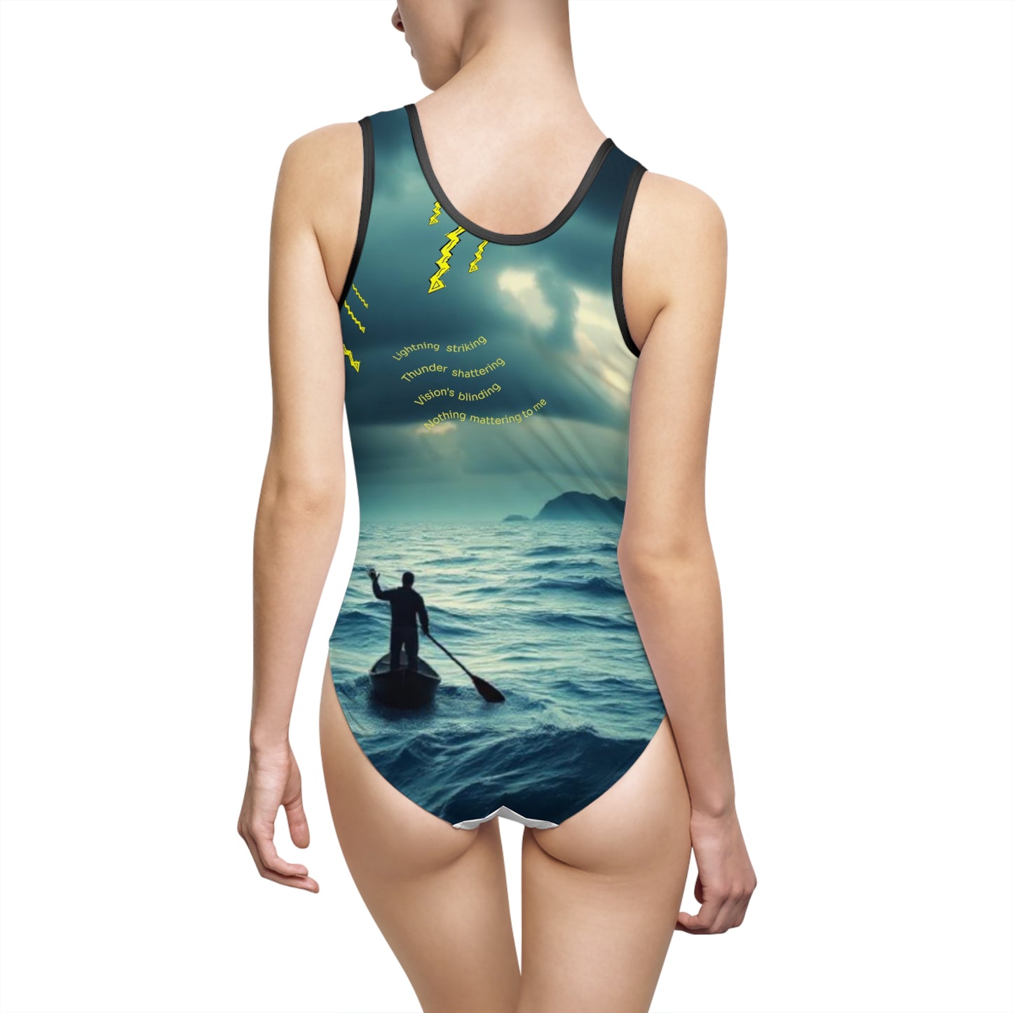 Drifting Lost at Sea | A Noel Carol Originale | Women's Classic One-Piece Swimsuit (AOP)