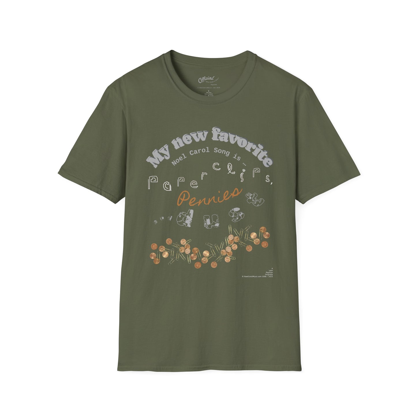 My New Favorite Noel Carol Song is … Paperclips, Pennies and Dust - A Leon Papillon Originale - Dark Colors T # 2