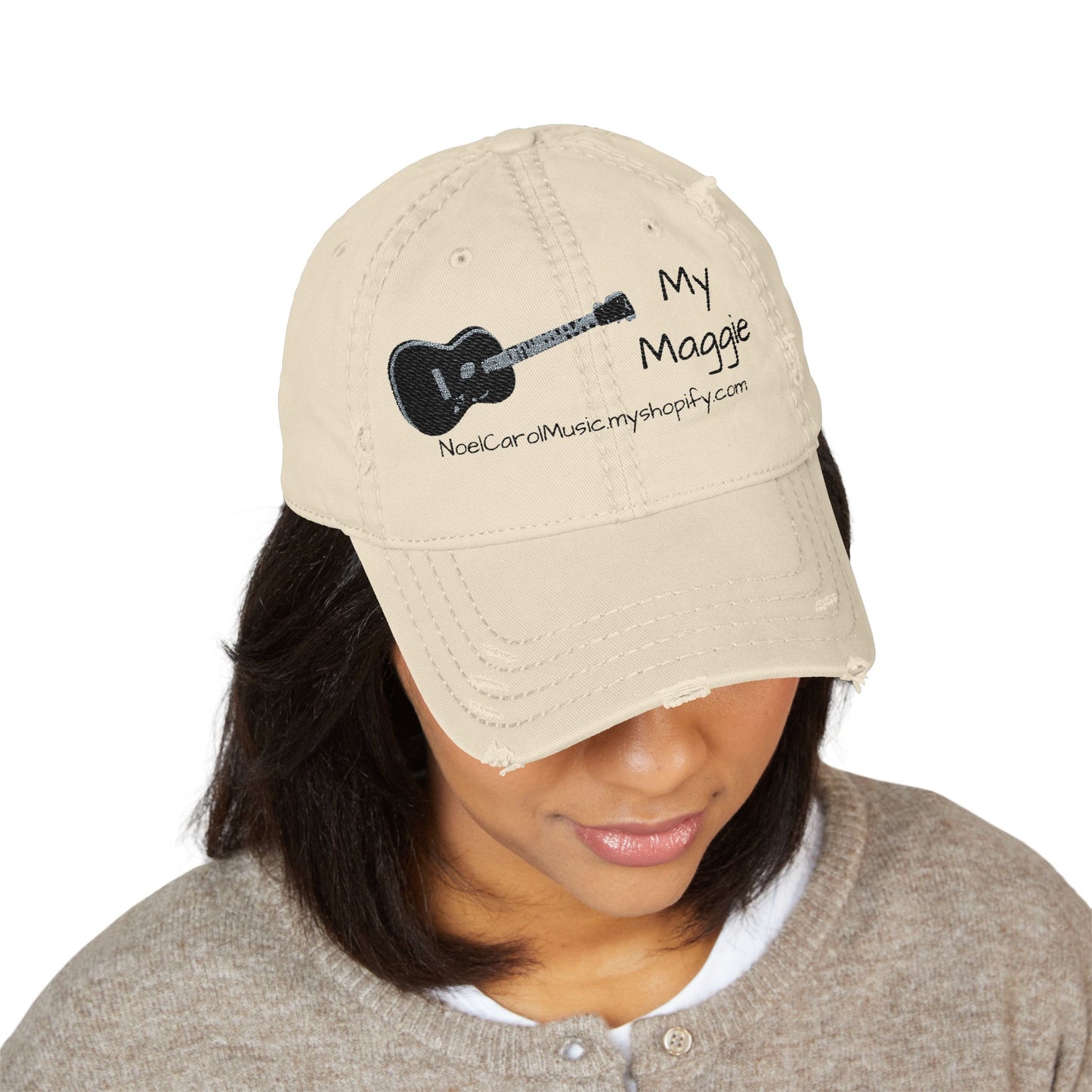 My Maggie | Distressed Dad Hat (Embroidery) Cap # 1