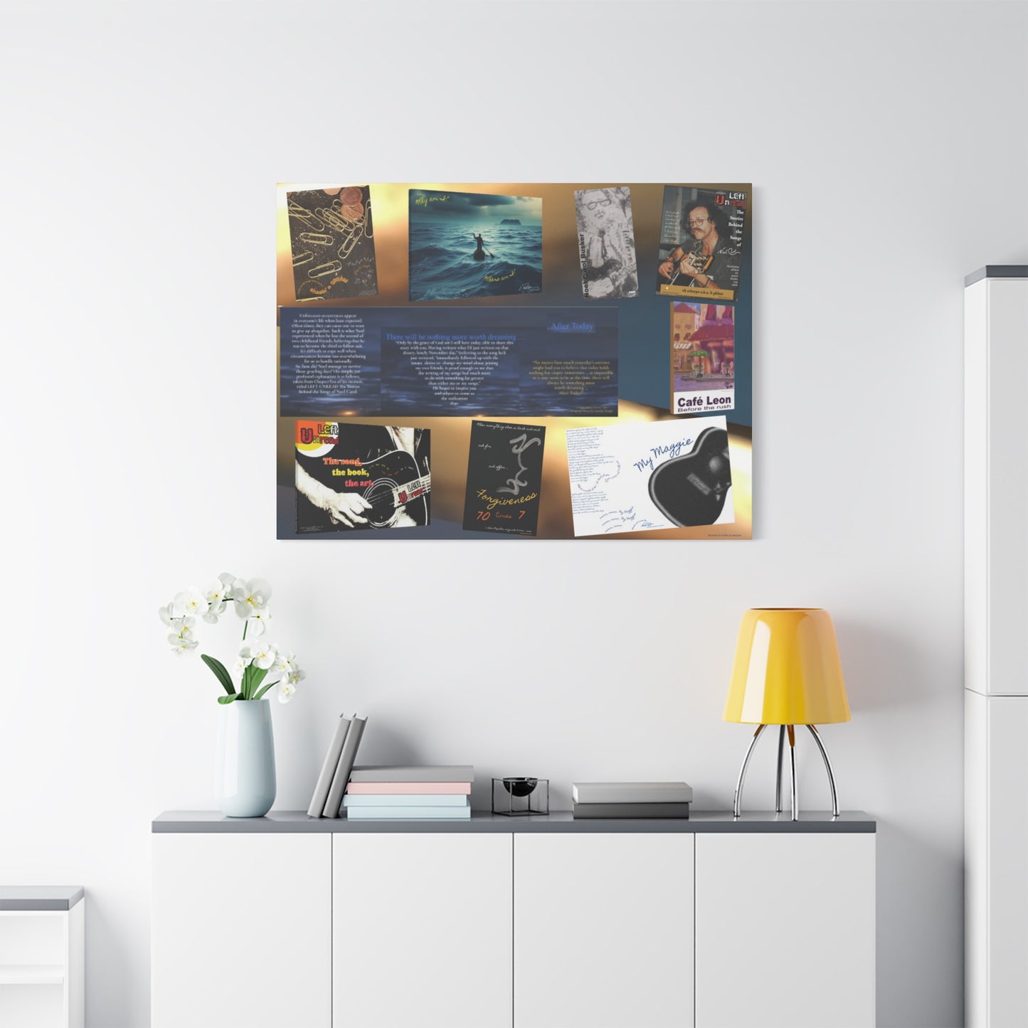Collage of 9 Noel Carol Prints # 1 | 48" x 36" | A Noel Carol Originale