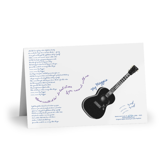 NoelCarolMusic Greeting Card | My Maggie | (Box of 10)